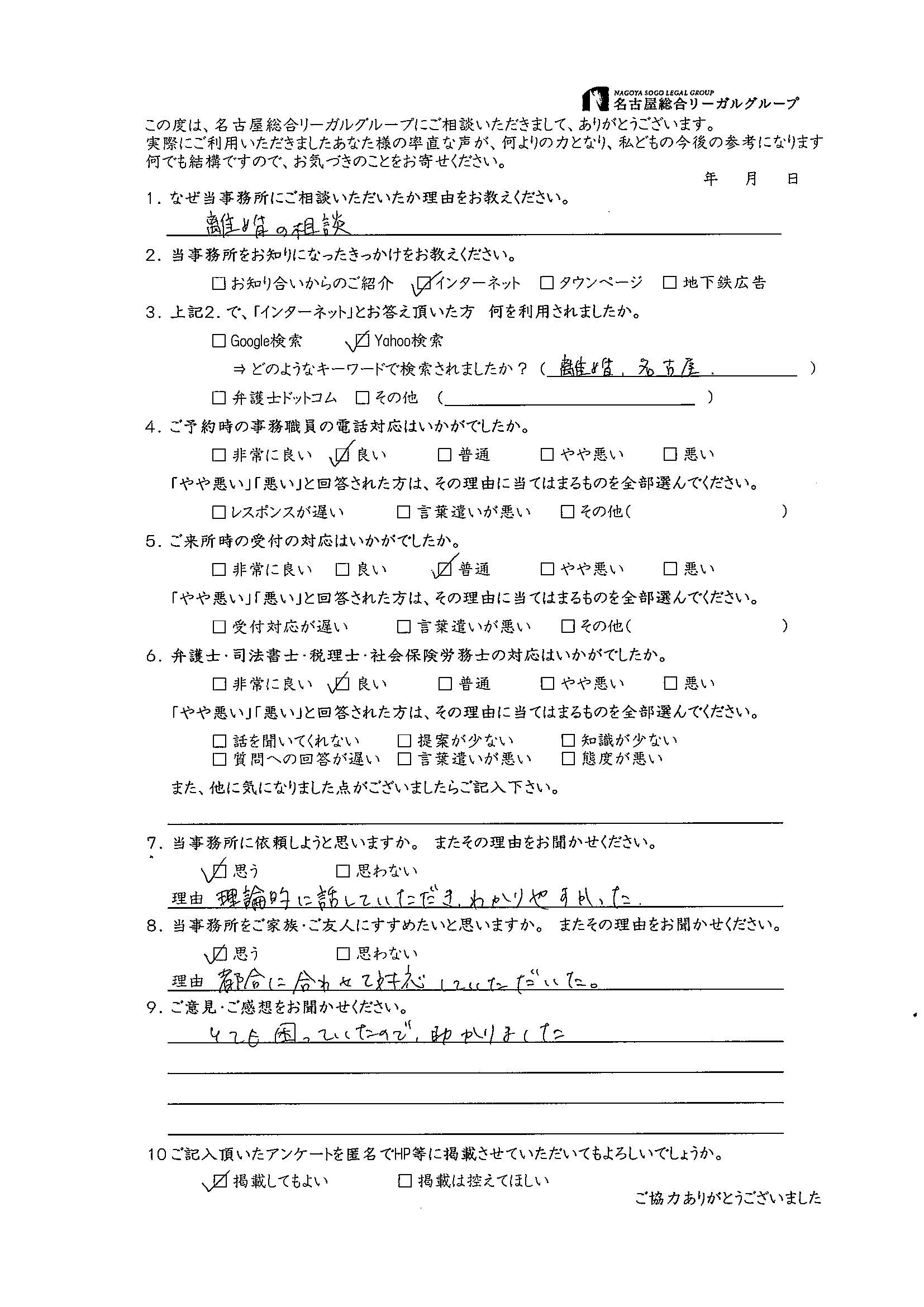 No.265 匿名希望 様